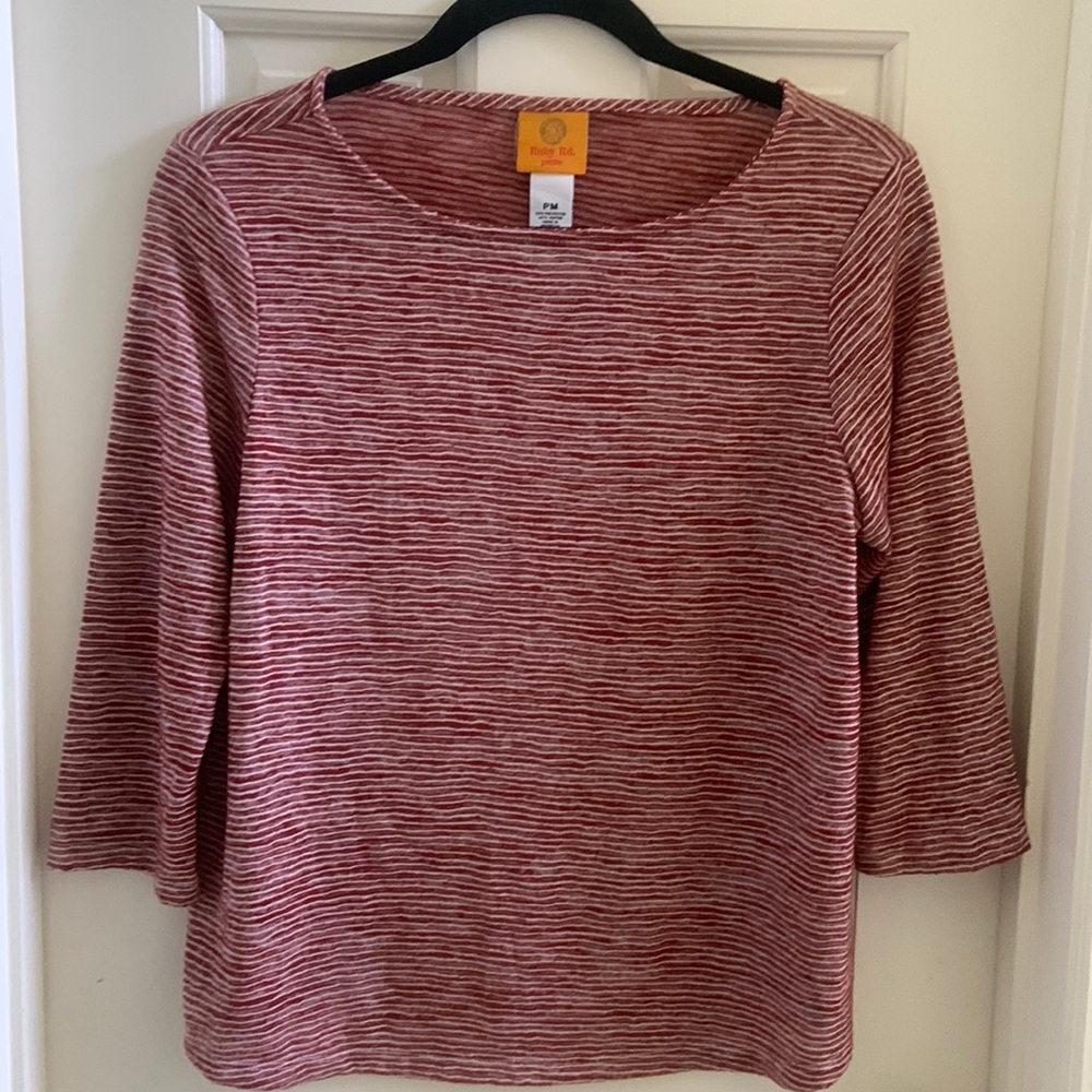 Ruby Road small stripe top petite med